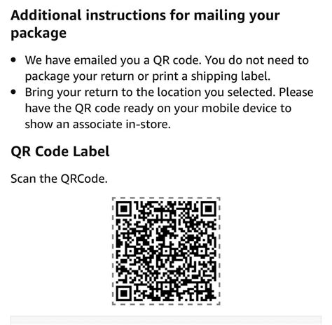 amazon qr code scannen hermes|Amazon Hermes returns label.